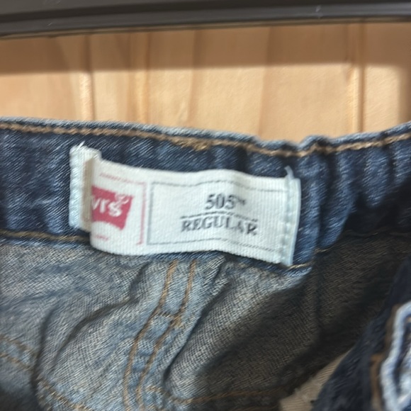 Levi’s 505 Boys 10 Husky, 30x26 Blue Jeans - Picture 2 of 5